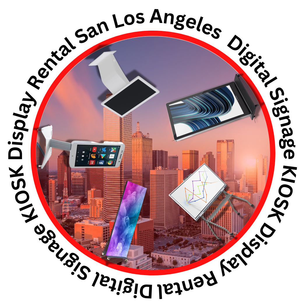 Digital Signage KIOSK Display Rental San Los Angeles